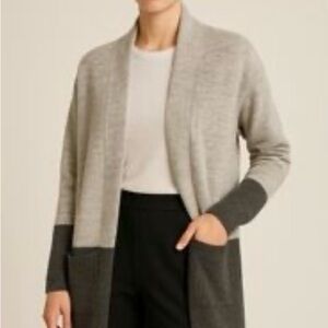 Michael Kors Two-Tone Gray Cardigan Size XL